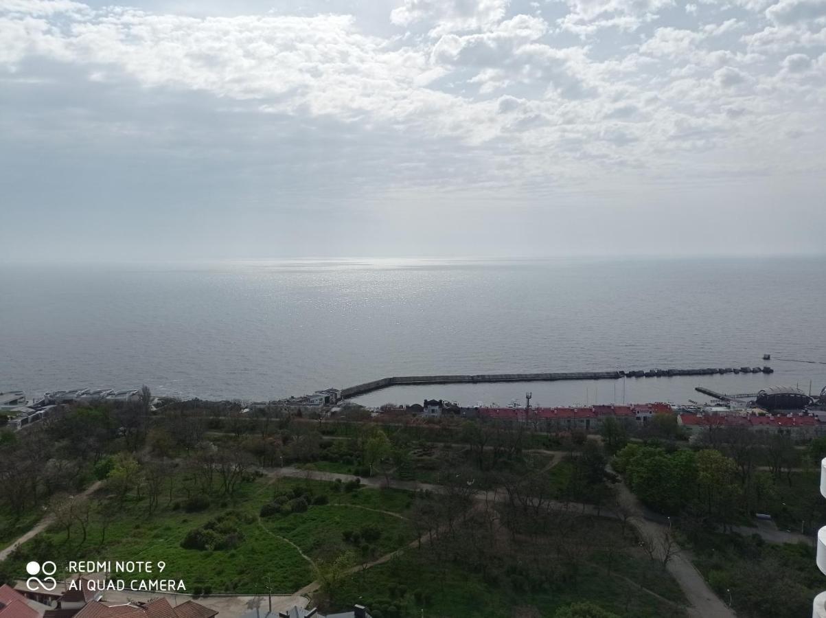 Терраса С Панорамой Моря В Аркадии Odessza Kültér fotó